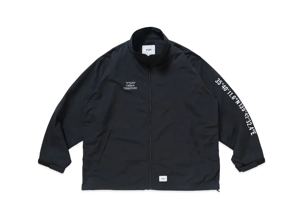 Wtaps TRACK / JACKET / NYLON. TUSSAH "Black"