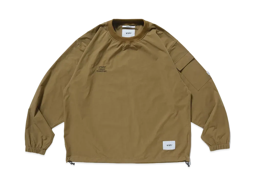 ダブルタップス スモック / LS / ポリ. リップストップ "ベージュ"