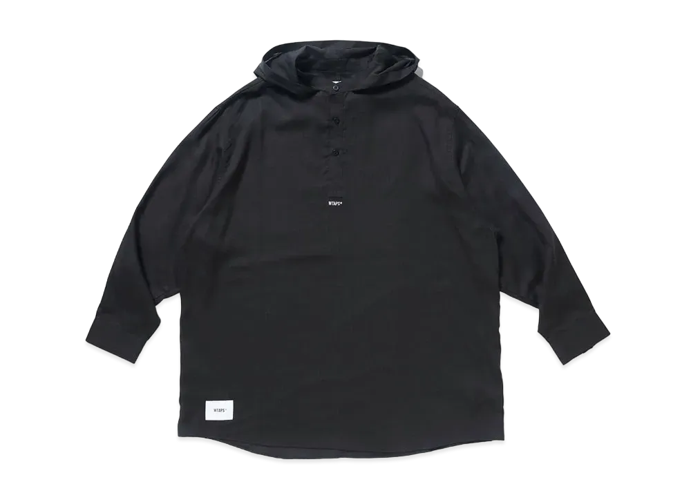 Wtaps FALCONER / LS / LYOCELL. RIPSTOP "Black"
