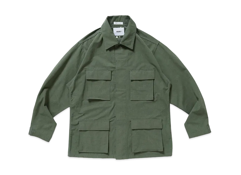 Wtaps WMILL-LS 01 / LS / NYCO. RIPSTOP "Olive Drab"