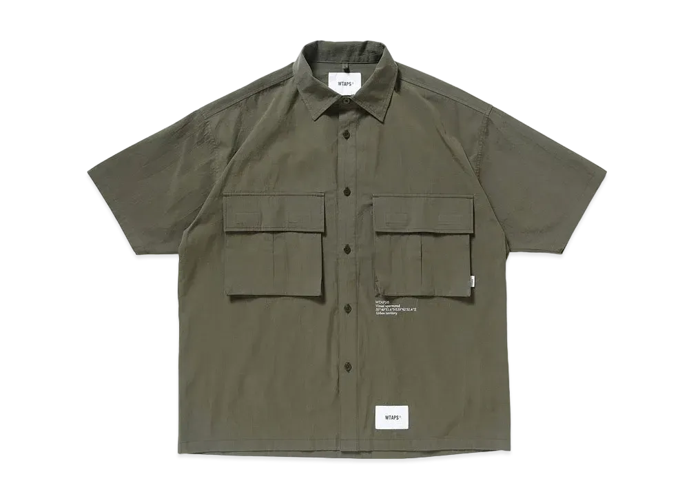 Wtaps EXP / SS / COTTON. WEATHER "Olive Drab"