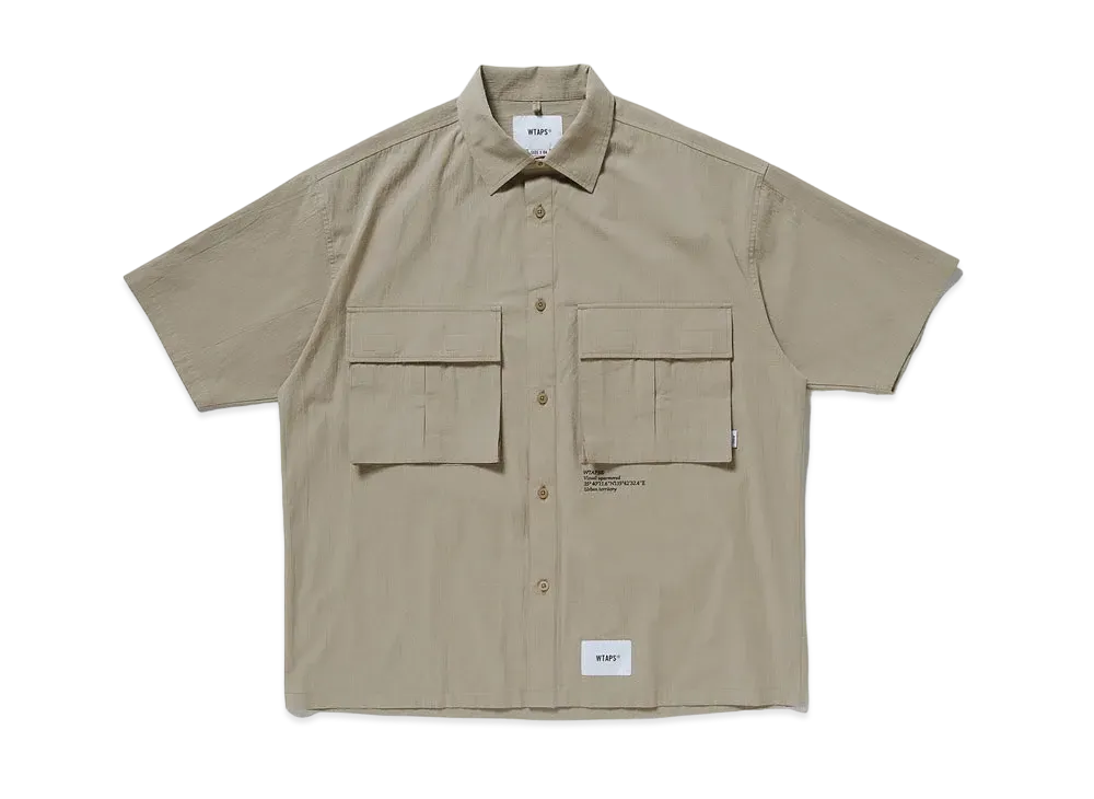 Wtaps EXP / SS / COTTON. WEATHER "Beige"