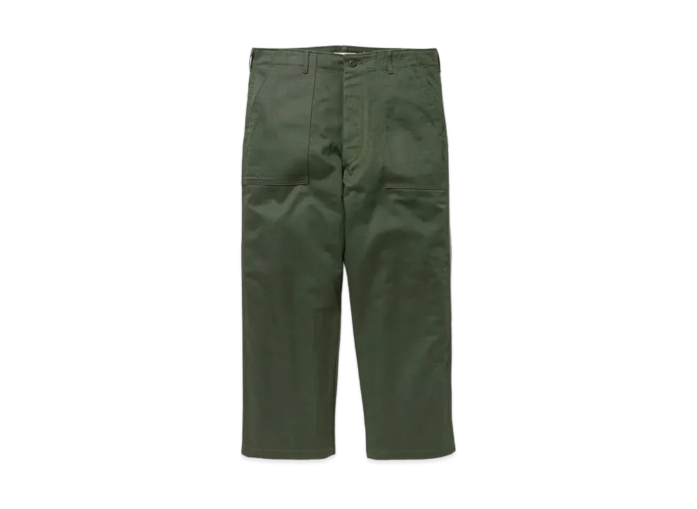 Wtaps WMILL-TROUSER 02 / TROUSERS / COTTON. SATIN "Olive Drab"