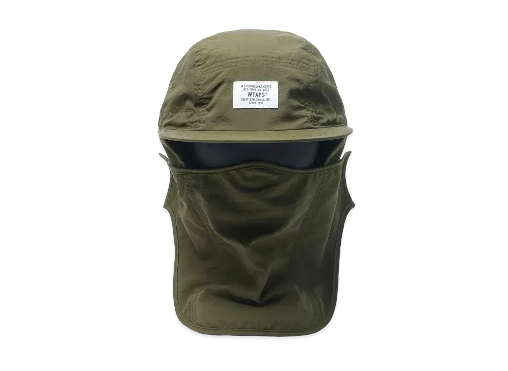 Wtaps FACEHUGGER / CAP / NYLON. TAFFETA "Olive Drab"