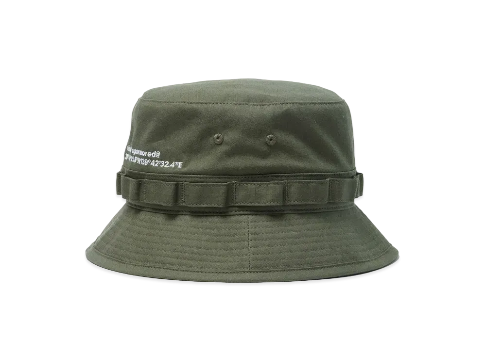 Wtaps JUNGLE 02 / HAT / COTTON. RIPSTOP "Olive Drab"