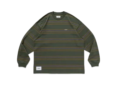 Wtaps Bdy 02 / LS / Cotton. Textile. Sign "Olive Drab"
