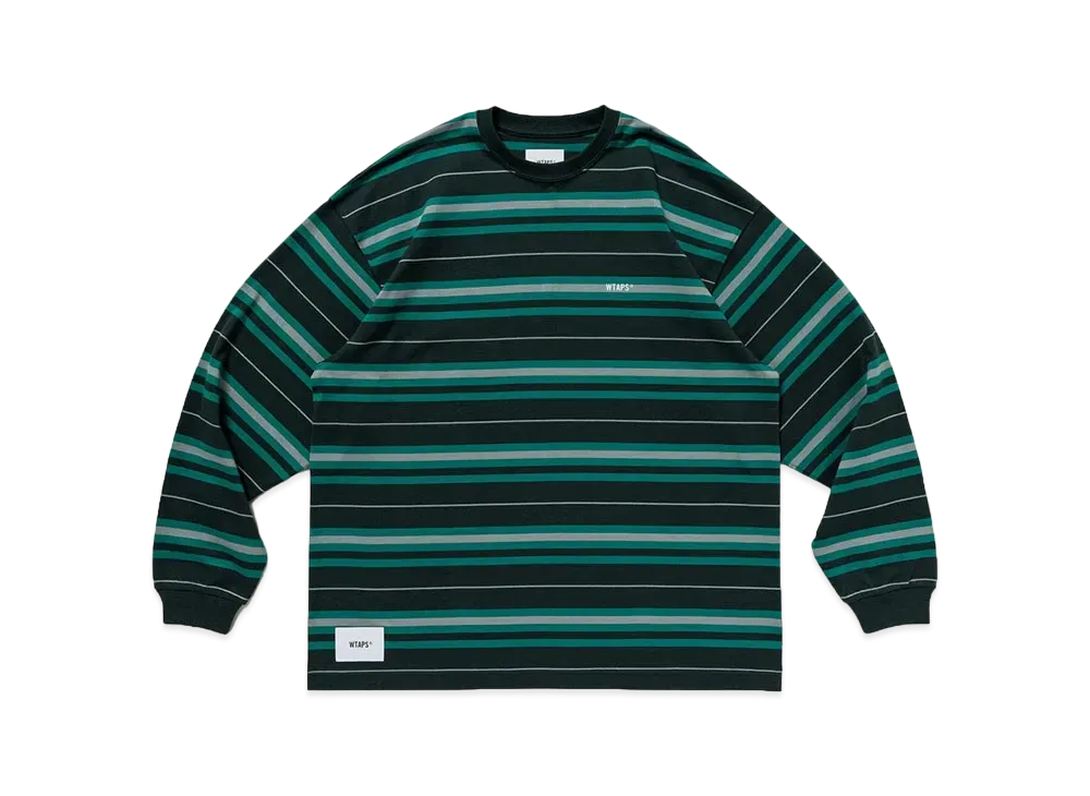 Wtaps Bdy 02 / LS / Cotton. Textile. Sign "Green"