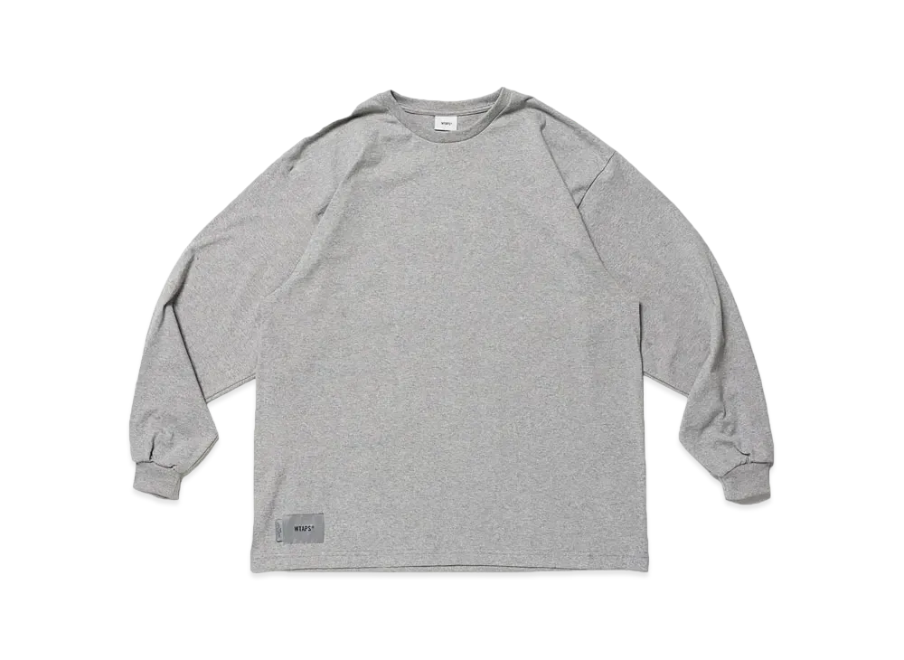 ダブルタップス ピークアウト / LS / コットン 231ATDT-LTM01S "アッシュ グレー"