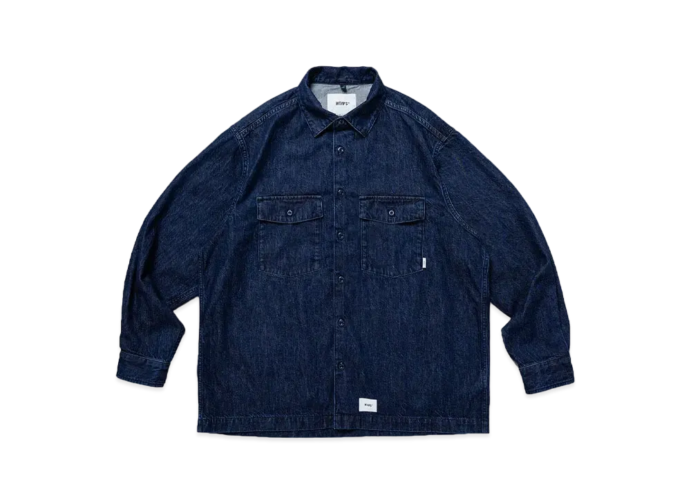 Wtaps Cbw / LS / Cotton. Denim "Indigo"