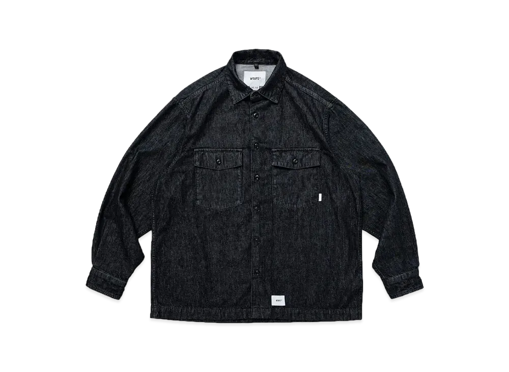 Wtaps Cbw / LS / Cotton. Denim "Black"