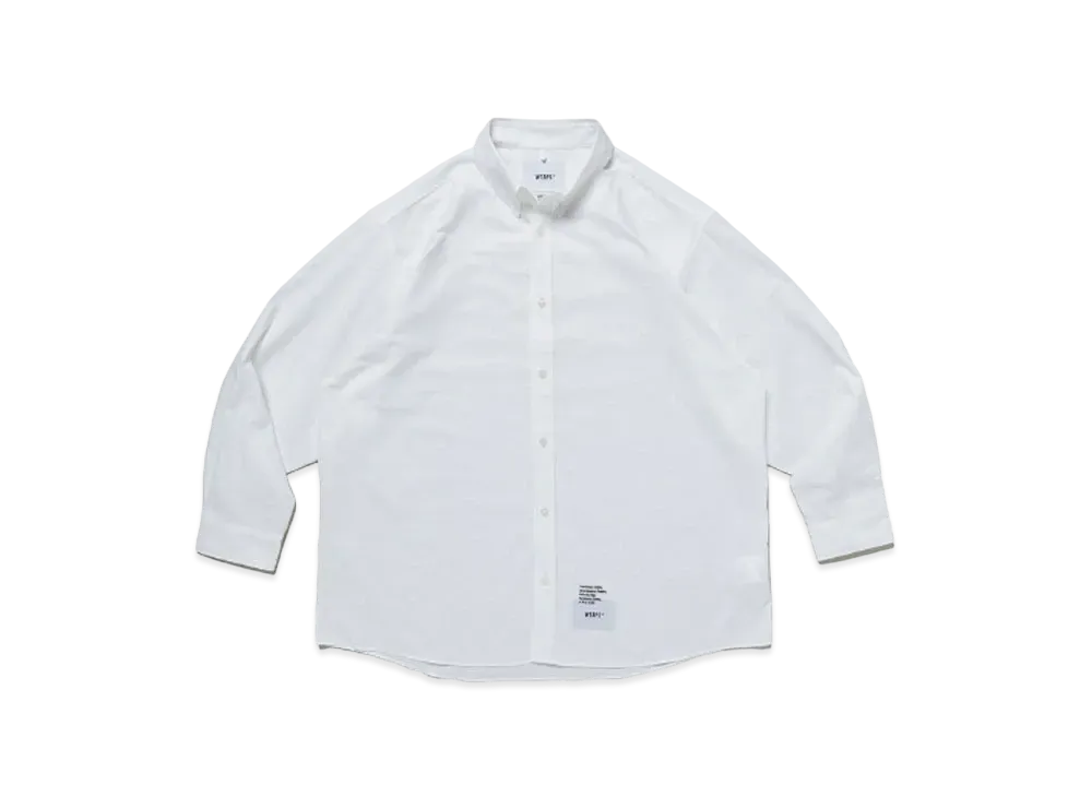 Wtaps BD / LS / Ctpl. Oxford. Coolmax "White"