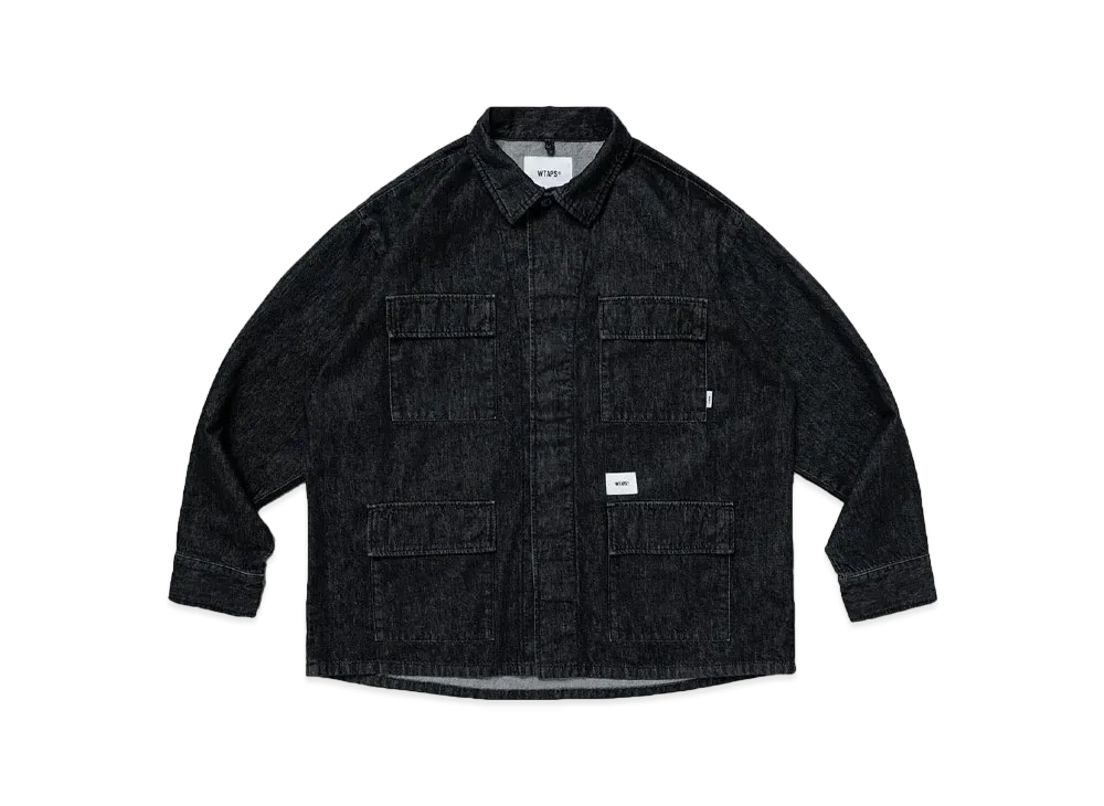 Wtaps Jmod / LS / Cotton. Denim. Pasthg "Black"