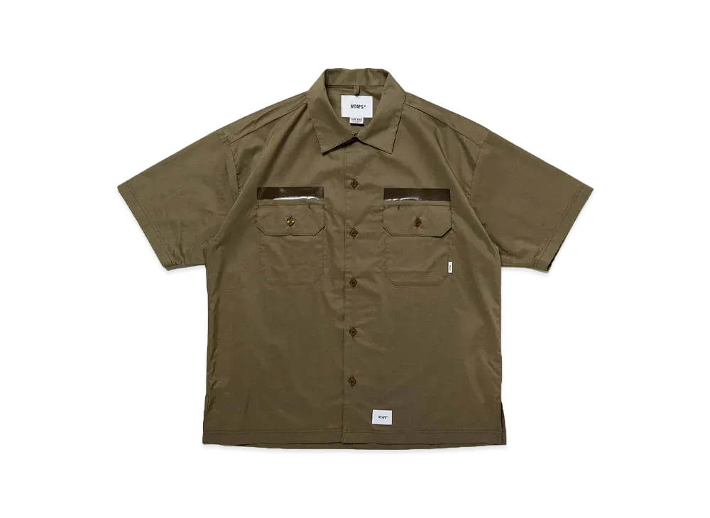Wtaps Deck / SS / Cotton. Broadcloth. Wtvua "Olive Drab"