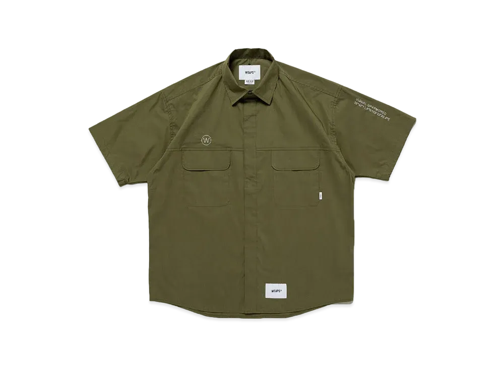 Wtaps Ladder / SS / Ctpl. Broadcloth. Coolmax. Birth "Olive Drab"