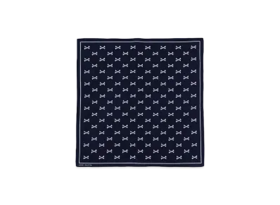 Wtaps Bandaria / Bandana / Cotton. Crossbones "Navy"