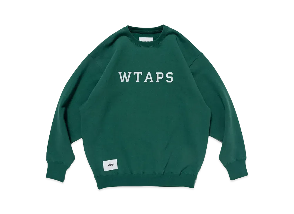 トップス WTAPS 25ss ACADEMY SWEATER COTTON S WTAPS(ダブルタップス) 25SS「ACADEMY SWEATER COTTON」ロゴスウェット