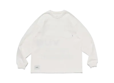 Wtaps OBJ 01 / LS / Cotton. PRTC "White"