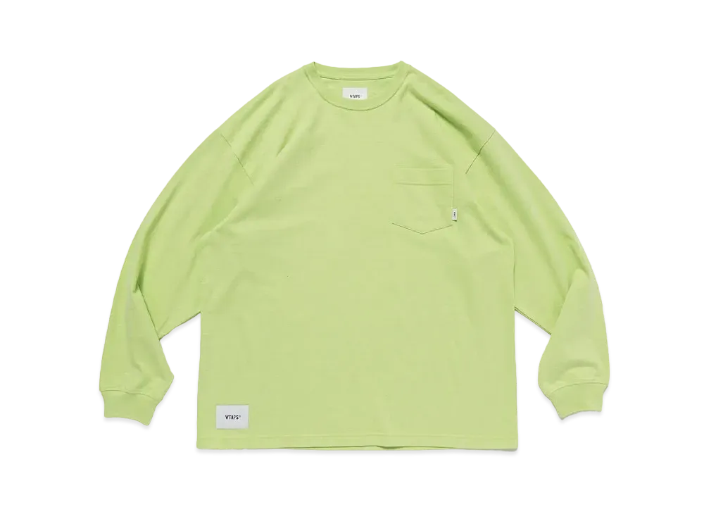 Wtaps OBJ 01 / LS / Cotton. PRTC "Light Green"