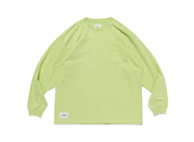 Wtaps OBJ 01 / LS / Cotton. PRTC "Light Green"