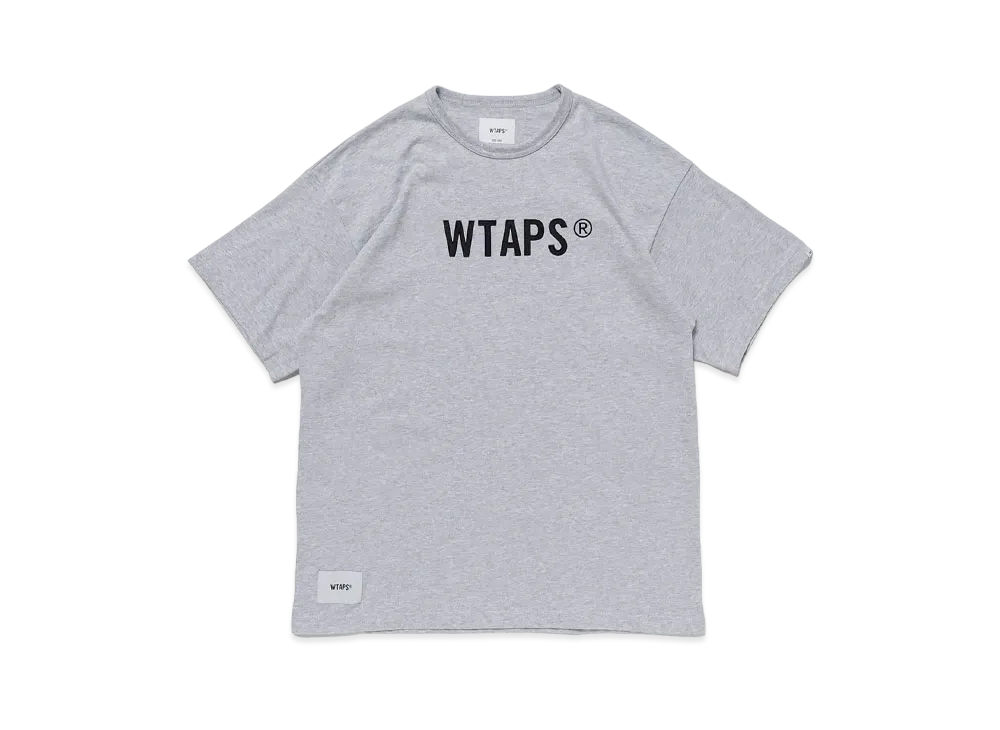 Wtaps Sign / SS / Cotton. TSSC "Ash Gray"