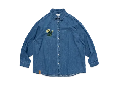 Wtaps Allman / LS / Cotton. Denim. Cacto "Indigo"