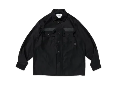 Wtaps CBW 01 / LS / Cotton. Satin. Identity "Black"