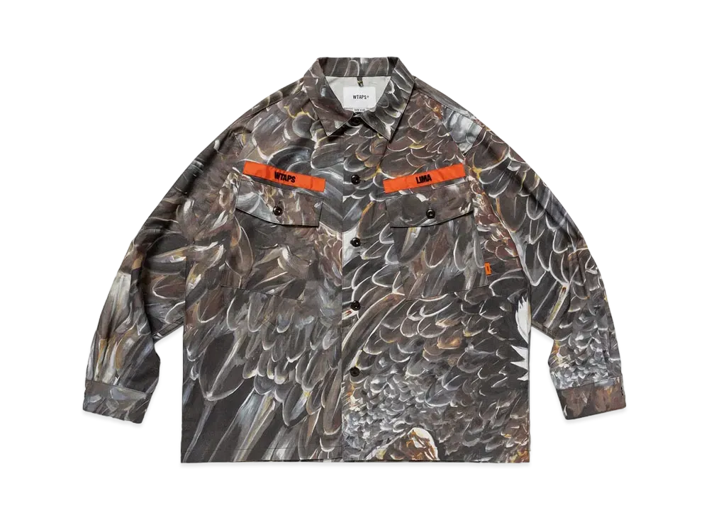 Wtaps CBW 02 / LS / Cotton. Ripstop. Wed Camo. Identity "Wed Camo"