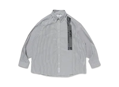 Wtaps BD 01 / LS / CTPL. Broadcloth. Textile. Coolmax. Gps "Black"