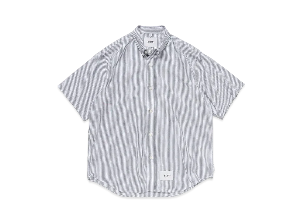 Wtaps BD 01 / SS / CTPL. Broadcloth. Textile. Coolmax "Navy" 241TQDT-SHM04