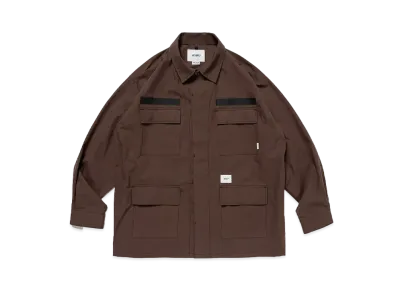 Wtaps JMOD 01 / LS / Cotton. Ripstop. Identity "Brown"