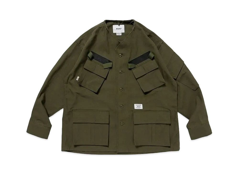 Wtaps Scout 01 / LS / Cotton. Twill. 03 "Olive Drab"