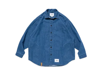 Wtaps WCPO 02 / LS / Cotton. Denim "Indigo"