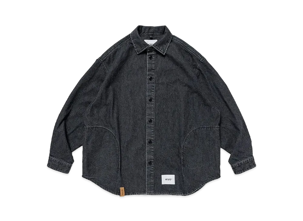 Wtaps WCPO 02 / LS / Cotton. Denim "Black"