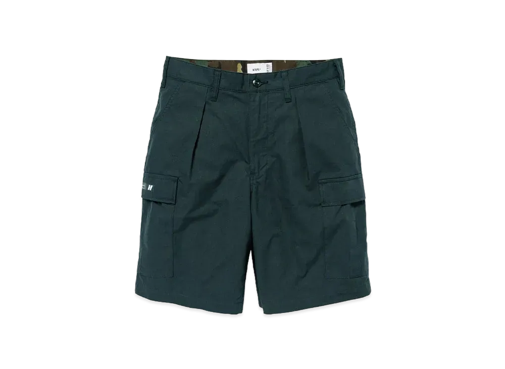 Wtaps MILS9601 / Shorts / Cotton. Ripstop. Identity "Green" 241WVDT-PTM05
