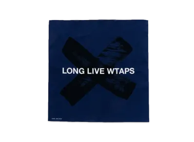 Wtaps Bandaria / Bandana / Cotton. LLW "Navy"