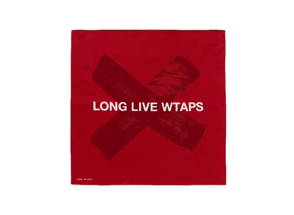 Wtaps Bandaria / Bandana / Cotton. LLW "Red"