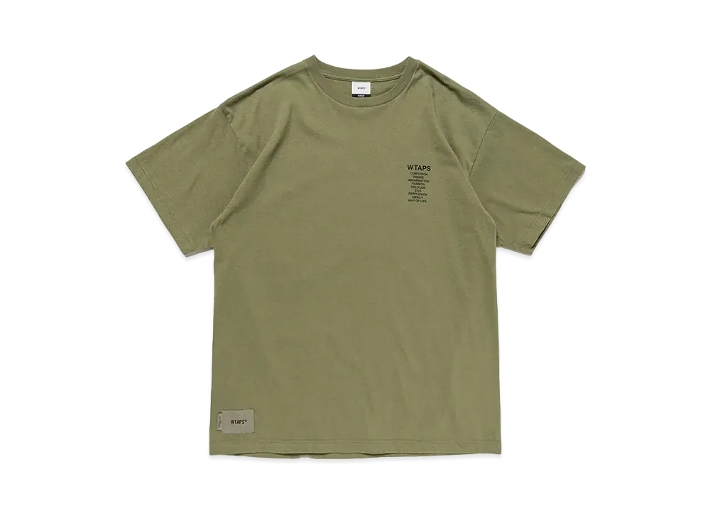 Wtaps Ingredients / Spec / SS / Cotton "Olive Drab"