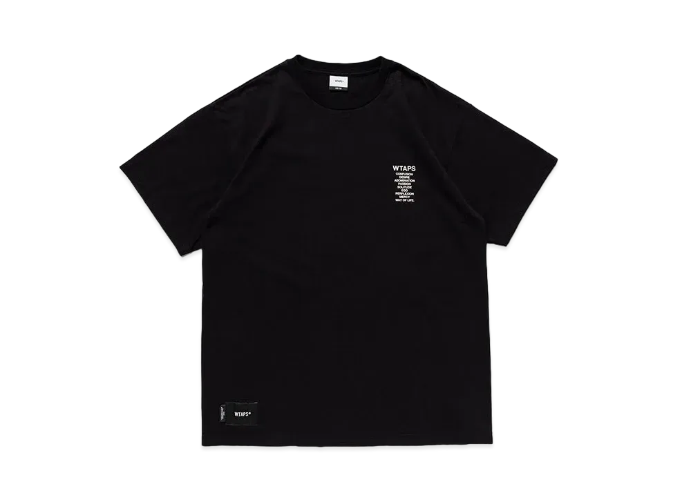 Wtaps Ingredients / Spec / SS / Cotton "Black"