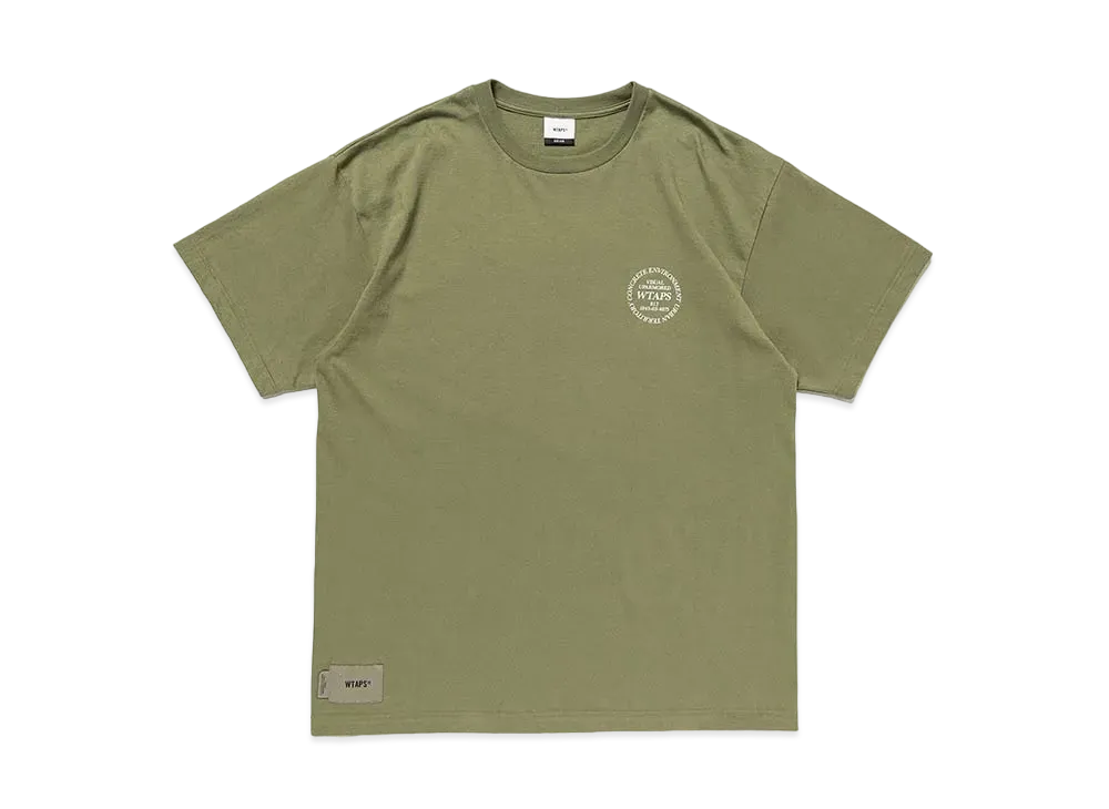 Wtaps Ingredients / Circle / SS / Cotton "Olive Drab"