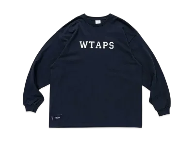 WTAPS College / LS / Cotton "Navy"