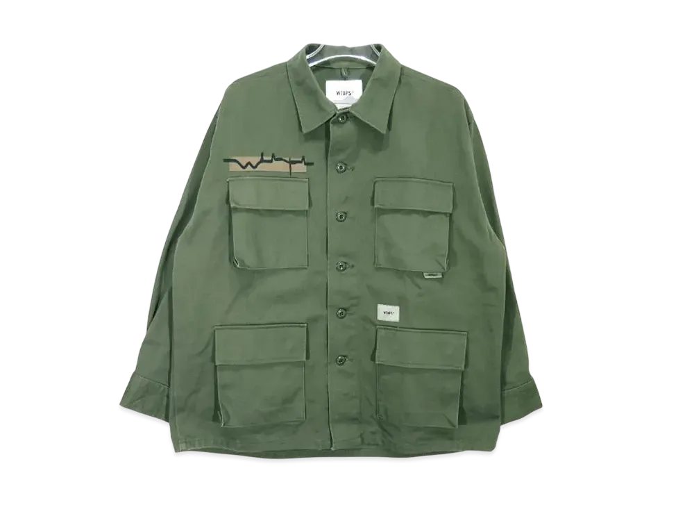 WTAPS Jungle 01/ LS / Cotton.Twill "Olive Drab"