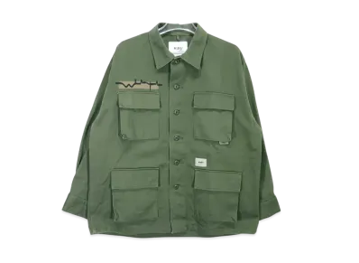 WTAPS Jungle 01/ LS / Cotton.Twill "Olive Drab"