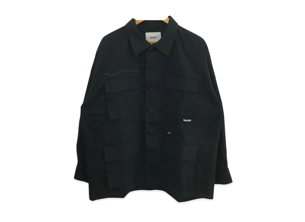 WTAPS Jungle 01/ LS / Cotton.Twill "Black"