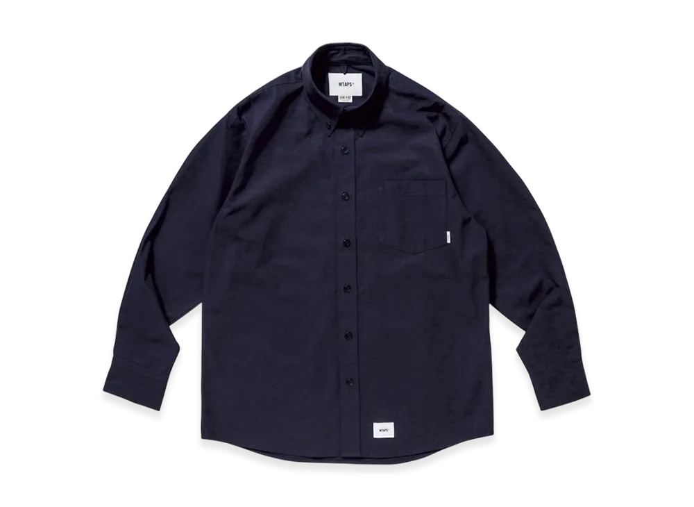 WTAPS BD LS Cotton Ripstop "Navy"