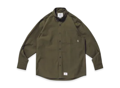 WTAPS BD LS Cotton Ripstop "Olive Drab"