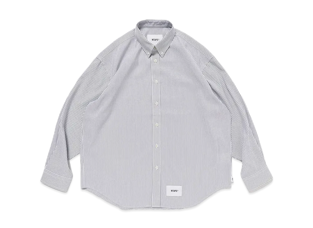 WTAPS BD 02 / LS / Poly Broadcloth Textile Coolmax "Black"