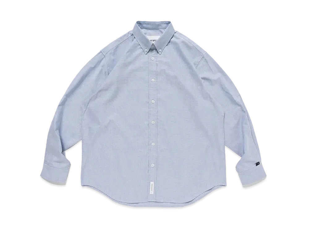 WTAPS BD 01 / LS / Cotton Oxford "Blue"