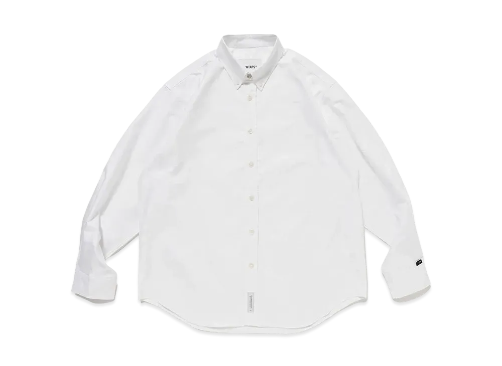 WTAPS BD 01 / LS / Cotton Oxford "White"