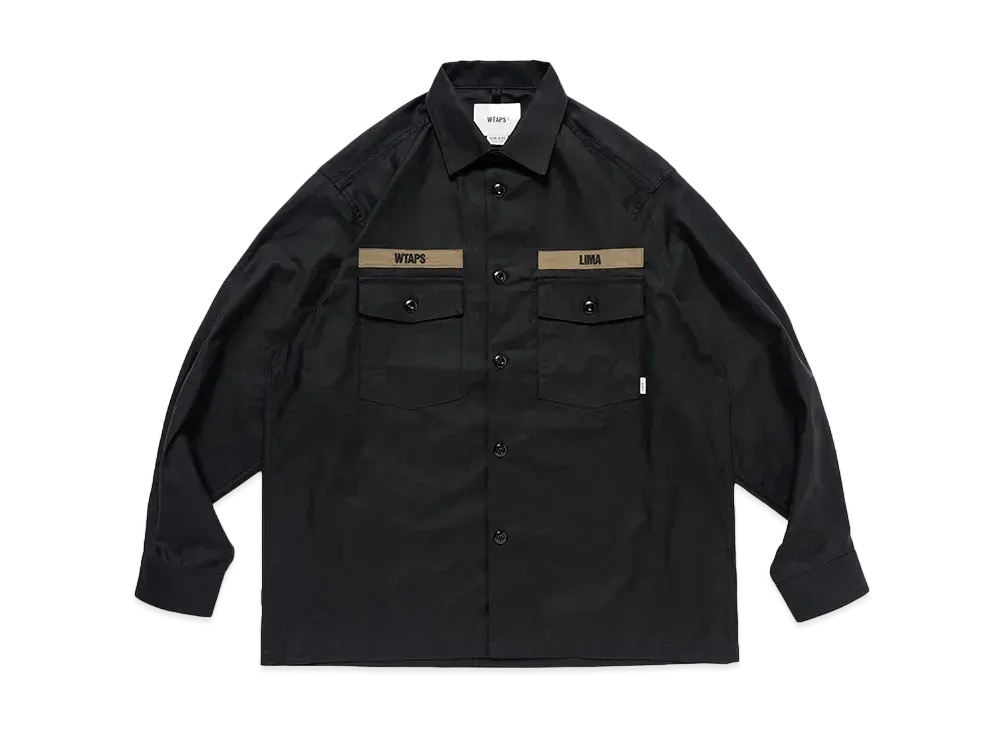 WTAPS CBW / LS / Cotton Satin "Black"
