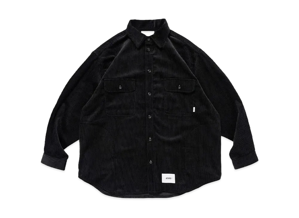 WTAPS WCPO / LS / Cotton Corduroy "Black"